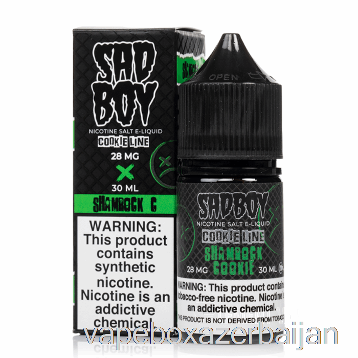 E-Juice Vape Shamrock Cookie - Sadboy Salts - 30mL 28mg